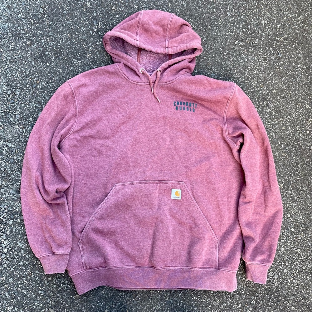 Carhartt Men's Rose Rugged Hoodie size Large